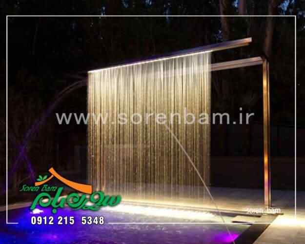 محوطه سازی بیرونی ویلا آبنما در محوطه سازی بیرونی در ویلا