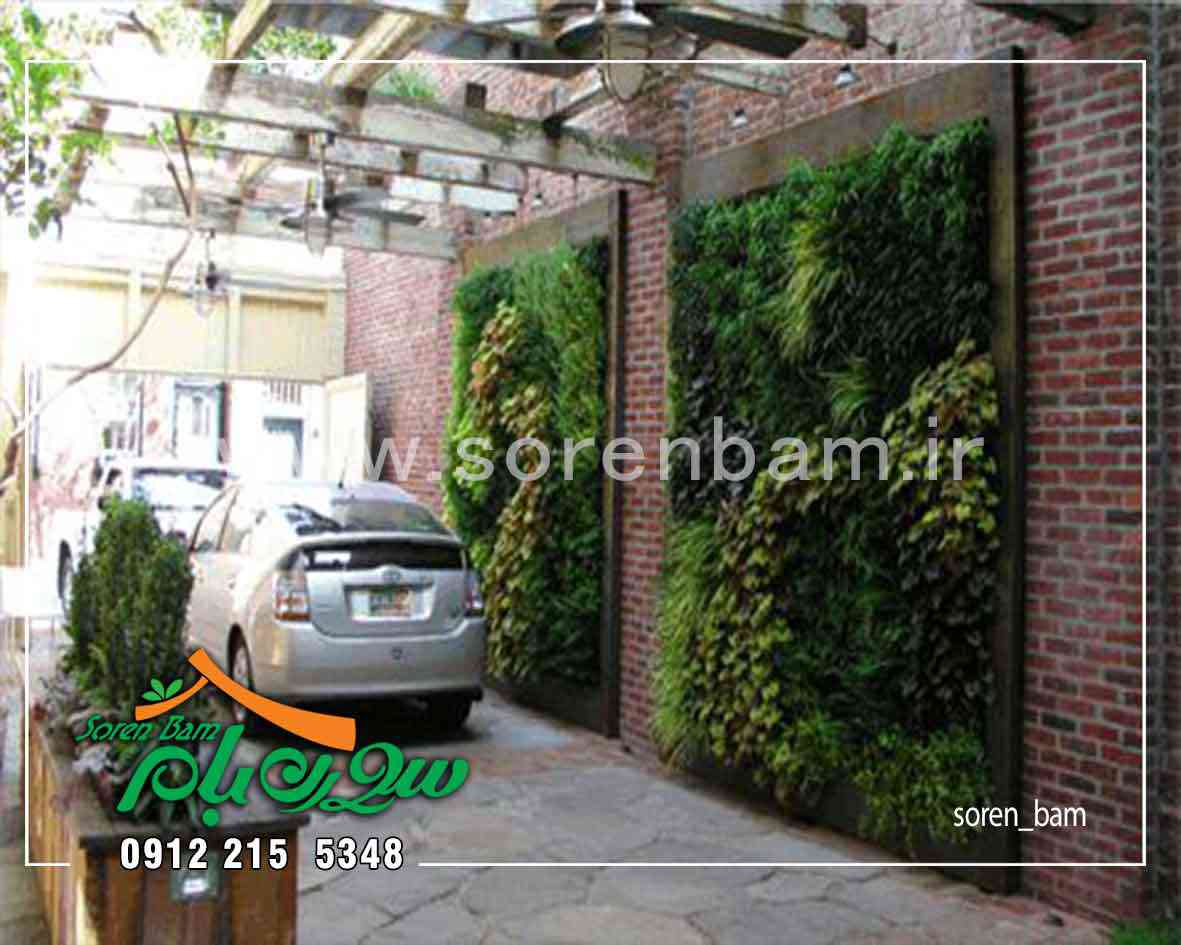 اجرای دیوار سبز کابلی در پارکینگ