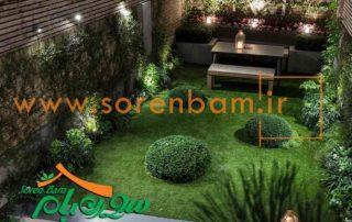 طراحی فضای سبز حیاط