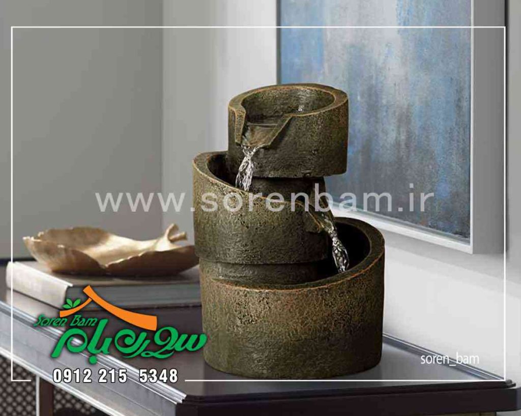 آبنمای سنگی کوچک رومیزی