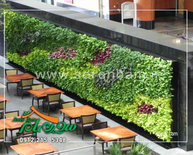 اجرای دیوار سبز در رستوران
