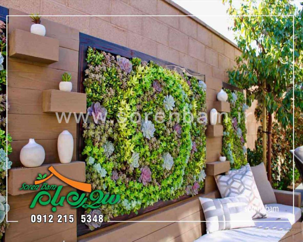 دیوار سبز طبیعی در روف گاردن