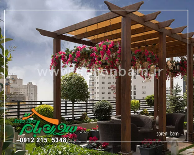 پرگولا و آلاچیق در روف گاردن