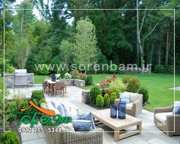 محوطه سازی ویلا با هزینه مناسب