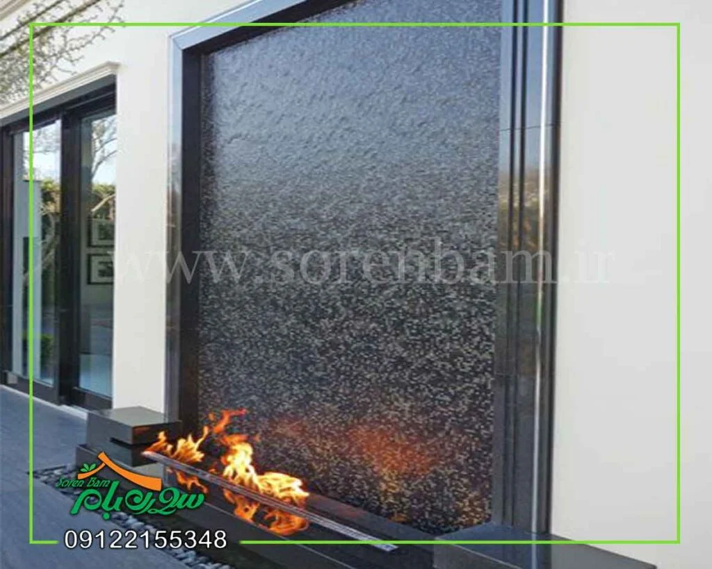 آبنما شیشه ای مدرن