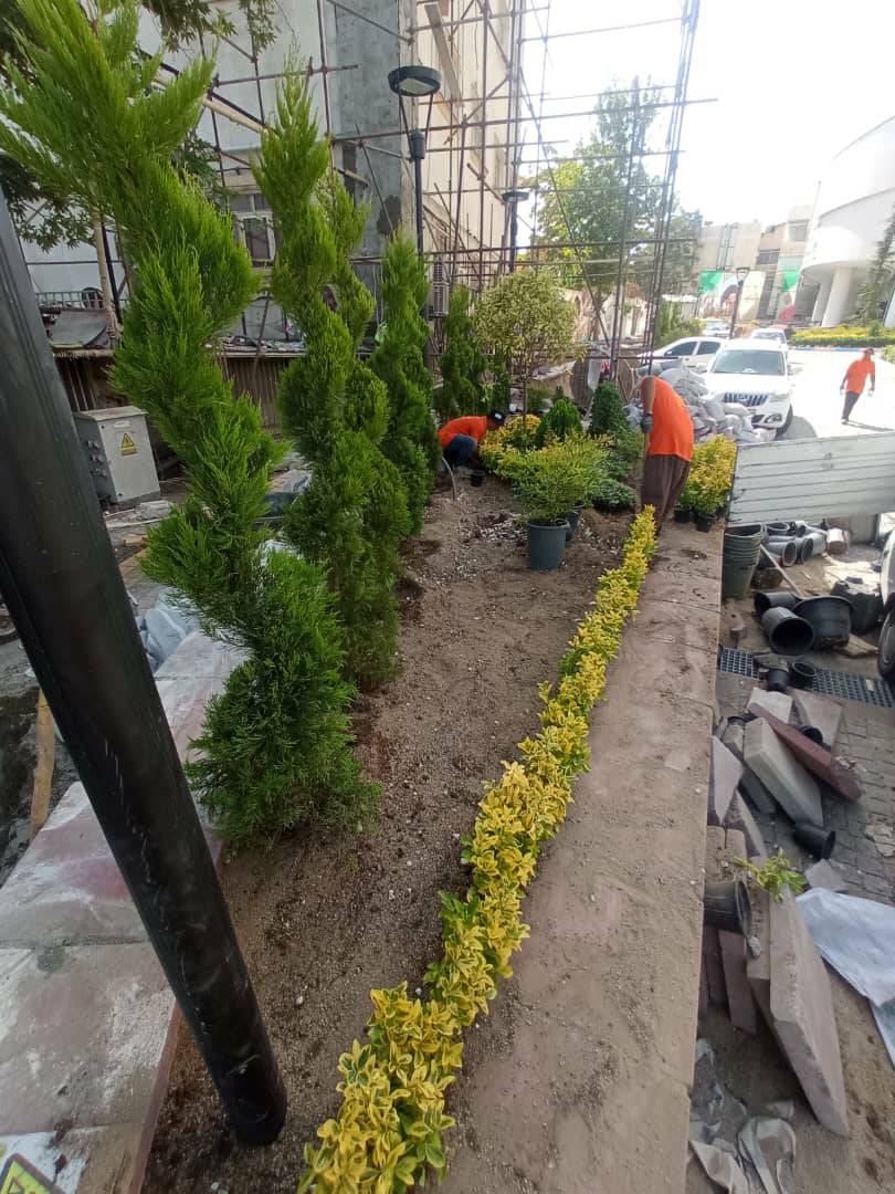 پروژه ی محوطه سازی تجریش