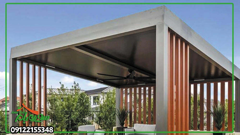 نکات مهم در طراحی آلاچیق چوبی مدرن