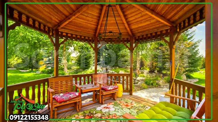 ساخت آلاچیق چوبی