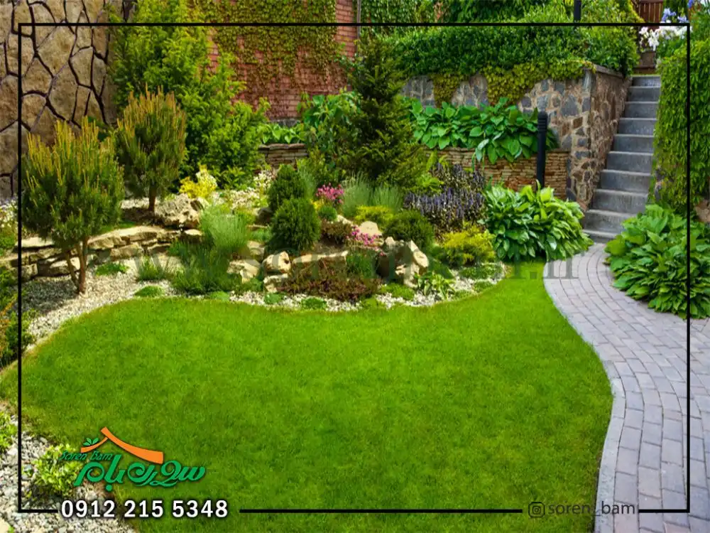 محوطهسازی ویلای مدرن