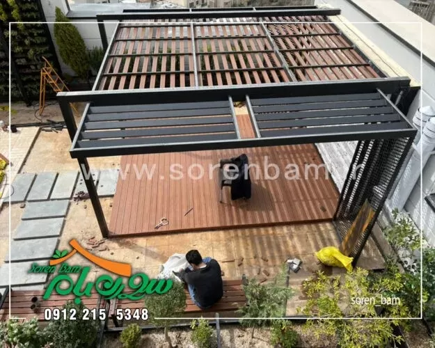 اجرای پرگولا روف گاردن فرشته