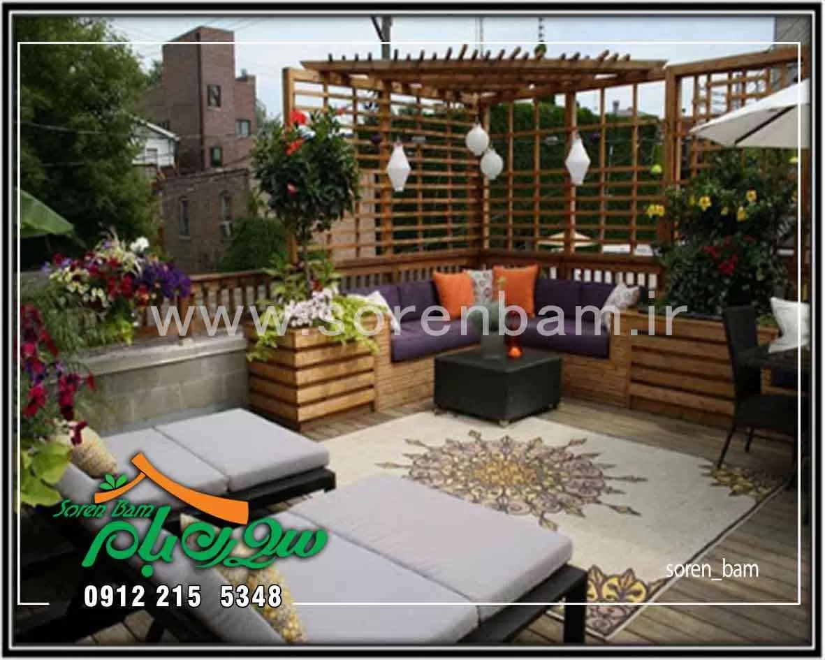 فضای سبز بام خانه