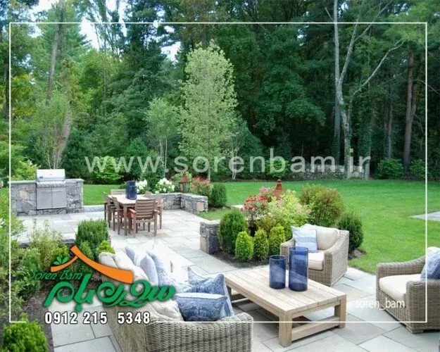 محوطه سازی ویلا با هزینه مناسب