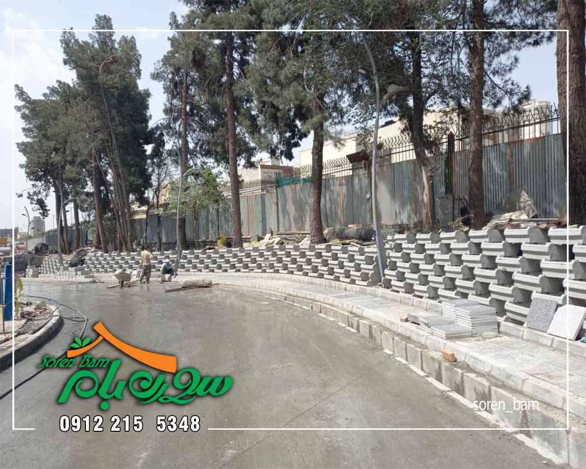 اجرای فلاور باکس بتنی مهدی کلینیک