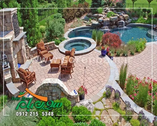 مراحل محوطه سازی