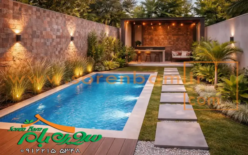 بازسازی استخر ویلا