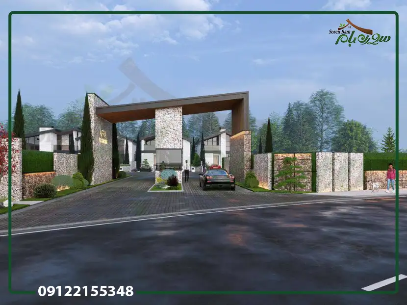 طراحی کابیون ورودی