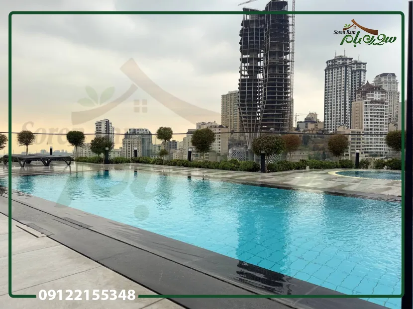 اجرای استخر در روف گاردن