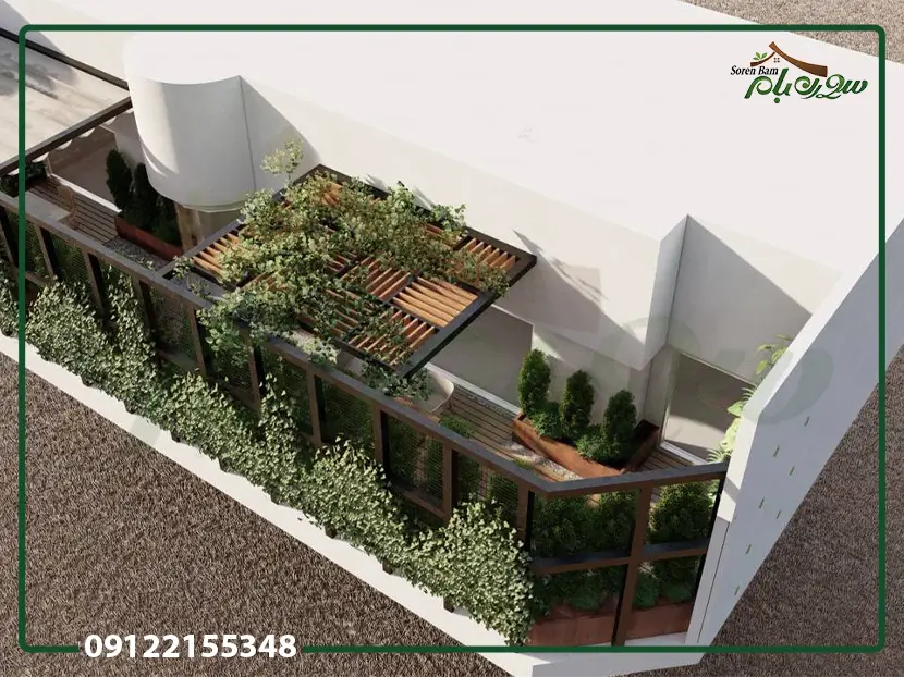 طراحی روف گاردن ولنجک