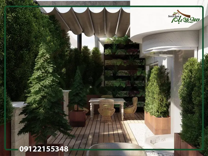 طراحی روف گاردن ولنجک