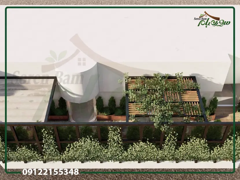 طراحی روف گاردن ولنجک
