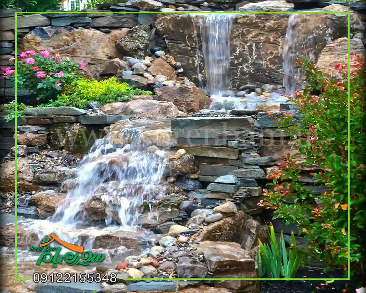آبنما آبنمای صخره ای آبنمای سنگی