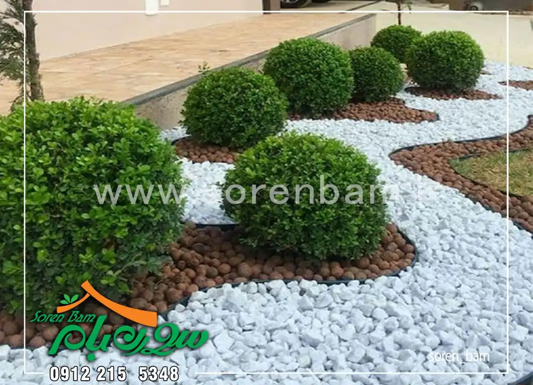 کف سازی با قلوه سنگ  ََ[محوطه سازی ویلا، باغ، روف گاردن]